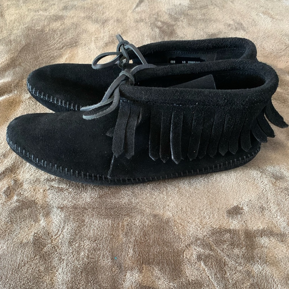 Suede Minnetonka Moccasins